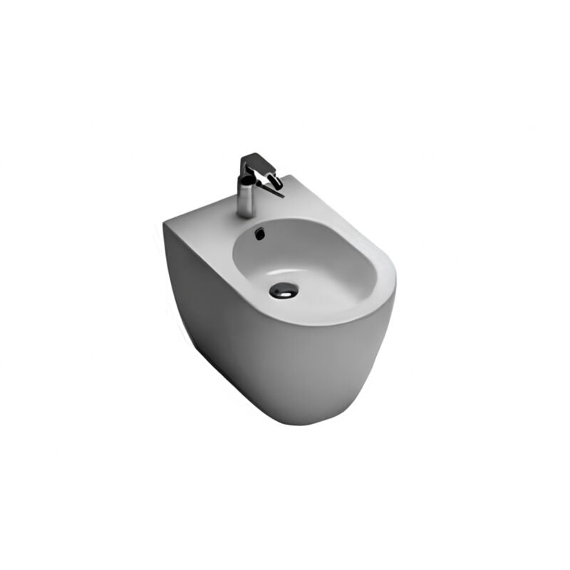 Bidet au sol blanc brillant Hatria Fusion