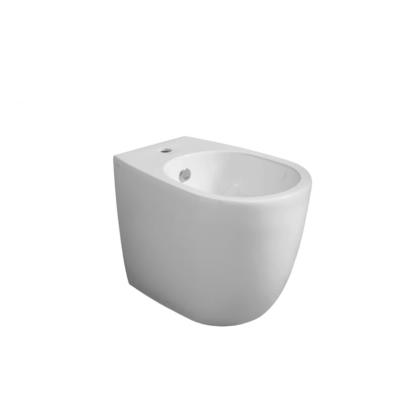 Bidet au sol blanc brillant Simas Vignoni