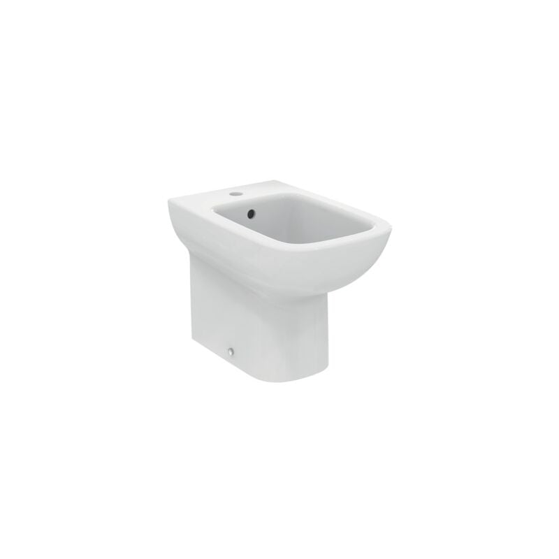 Ideal Standard - Bidet au sol fil mur 54x35.5 cm blanc brillant Life
