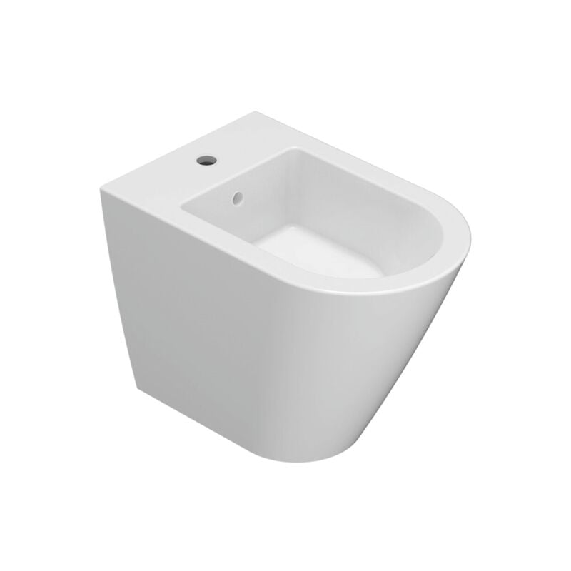Ceramica Globo - Bidet sur pied en céramiquemulti 57x36 cm Globo Forty3 FO009BI Blanc - Céramique