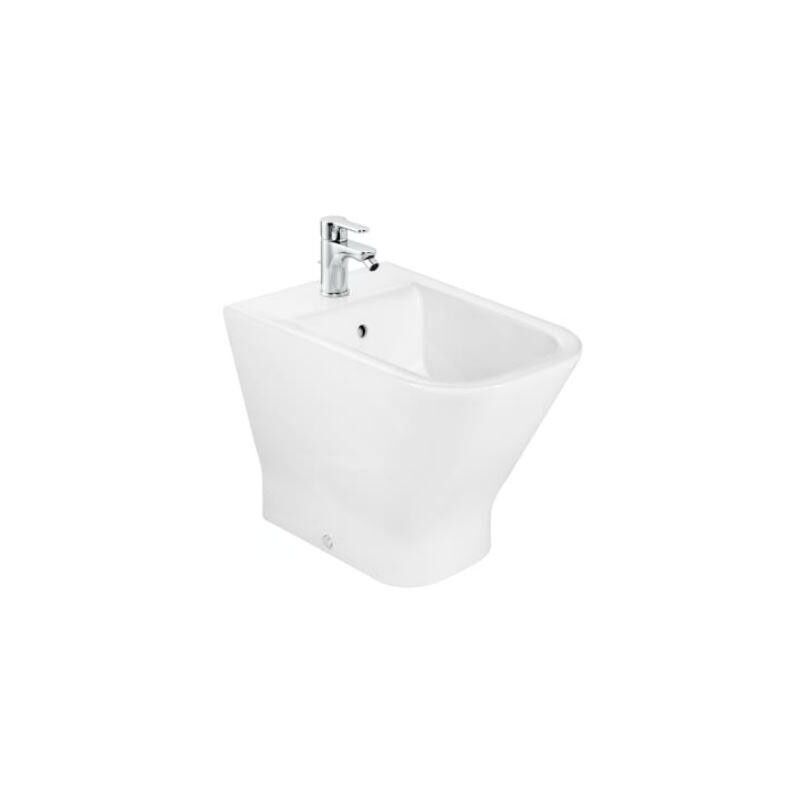 Roca - The Gap - Bidet à poser, avec trop-plein, trou pour robinetterie, blanc A357477000