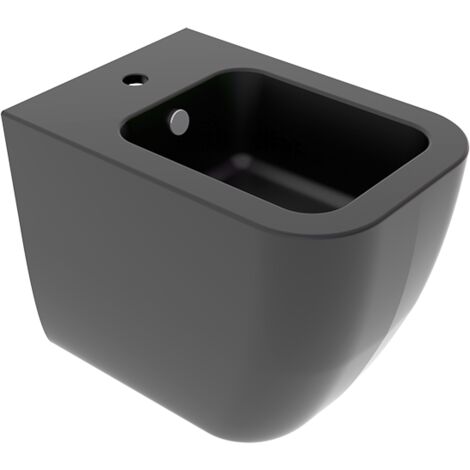 Bidet Brio filomuro nero opaco di Ceramica GSG