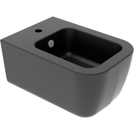 Bidet Brio sospeso nero opaco di Ceramica GSG