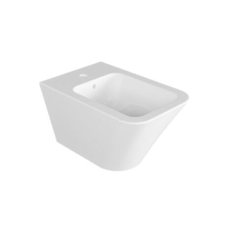 Bidet Build cm. 55x36 sospeso bianco lucido di Ceramica Azzurra