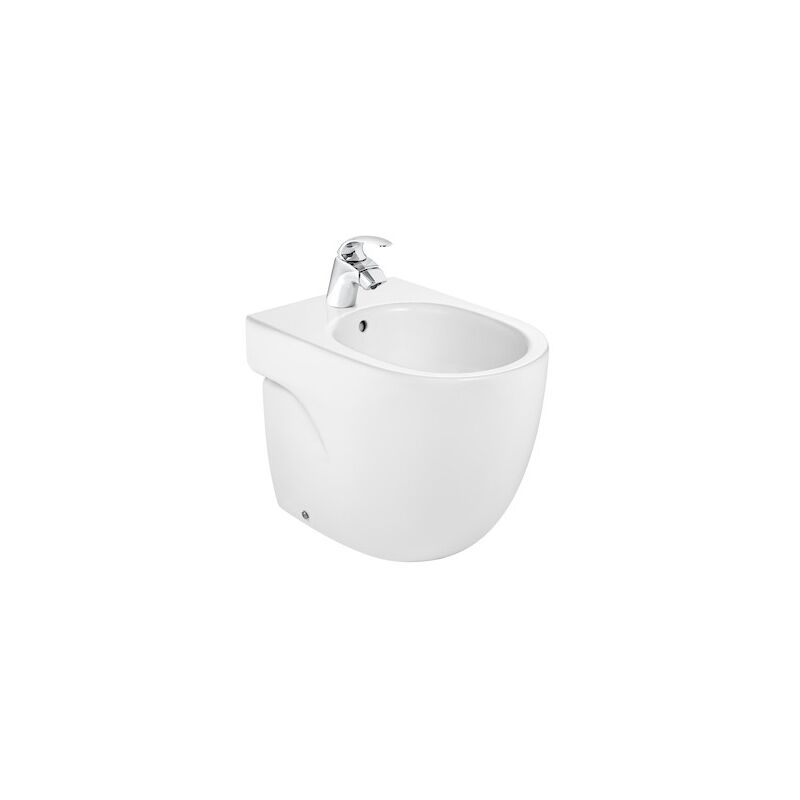 Roca - Bidet compact mural sans couvercle meridian Couleur : Blanc