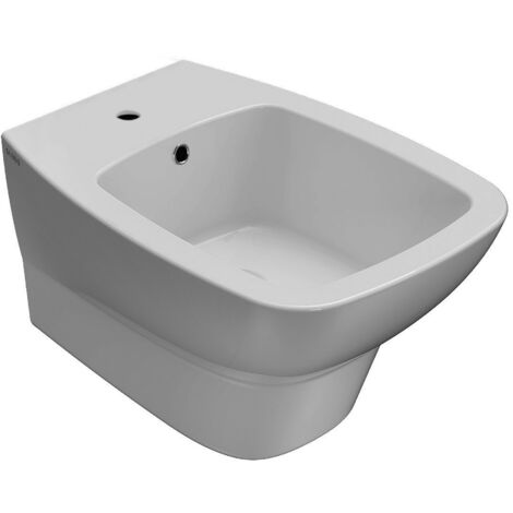 Bidet Daily sospeso cm. 53x37 bianco con fissaggio incluso di