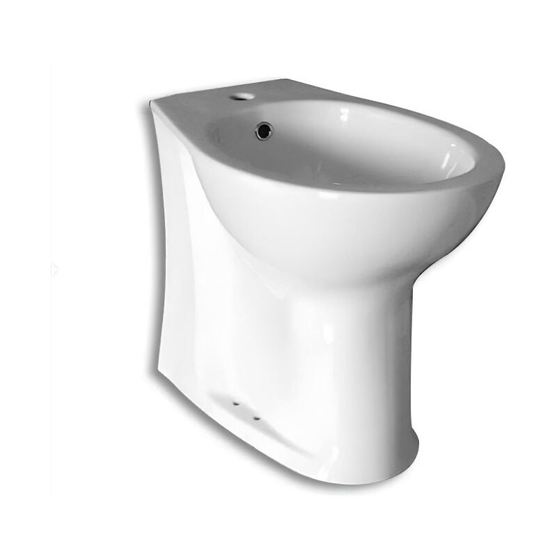 Bidet en céramique blanc brillant Goman Open