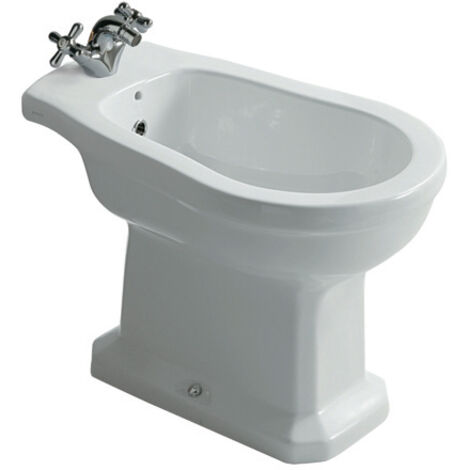 Bidet Ethos distanziato da muro cm. 59x38 bianco lucido di