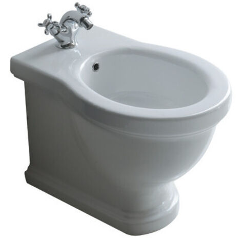 Bidet Ethos filomuro cm. 55x38 bianco lucido di Ceramica Galassia