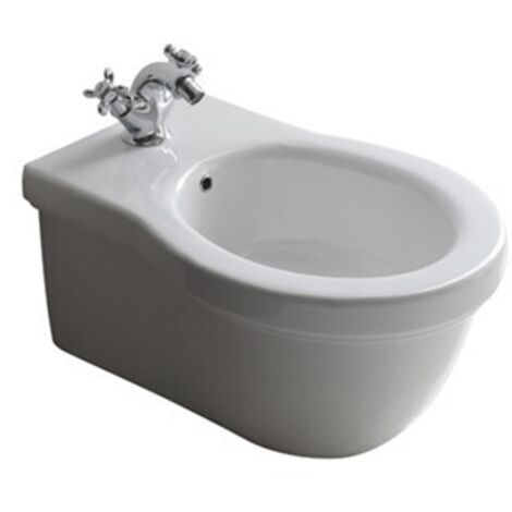 Bidet Ethos sospeso cm. 55x38 bianco lucido di Ceramica Galassia