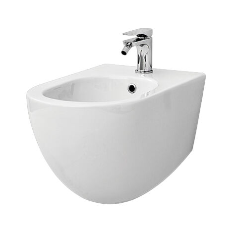 Bidet File 2.0 sospeso cm. 53x37 bianco lucido con fissaggio