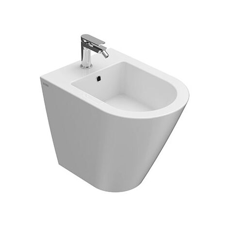 Bidet Forty3 filomuro cm. 52x36 bianco lucido di Ceramica Globo