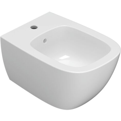 Bidet Genesis sospeso cm. 50x36 bianco con fissaggio incluso di
