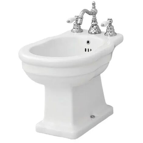 Bidet Hermitage distanziato da muro cm. 56x36 bianco lucido di