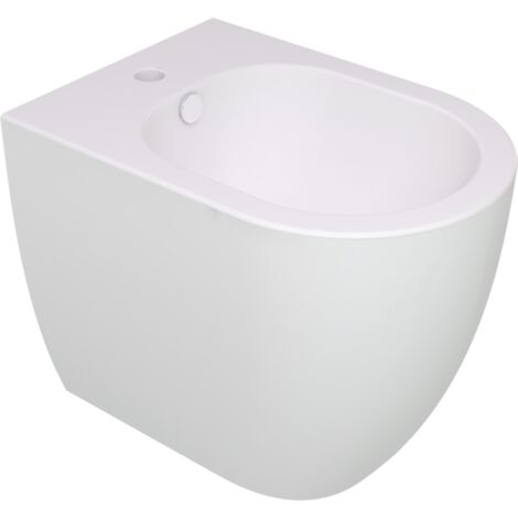 Bidet Like filomuro bianco opaco di Ceramica GSG