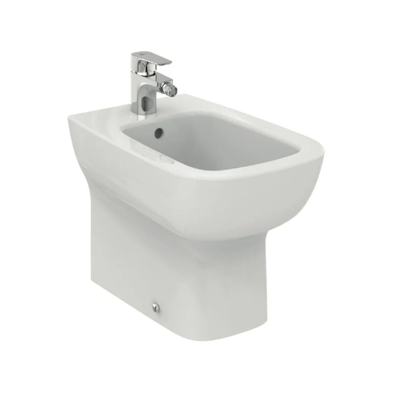Bidet monotrou affleurant au mur blanc brillant - Ideal Standard Esedra