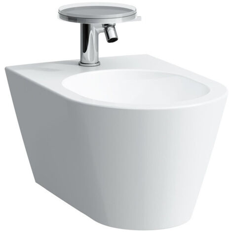 Bidet mural KARTELL 1 robinet version blanc LCC LAUFEN