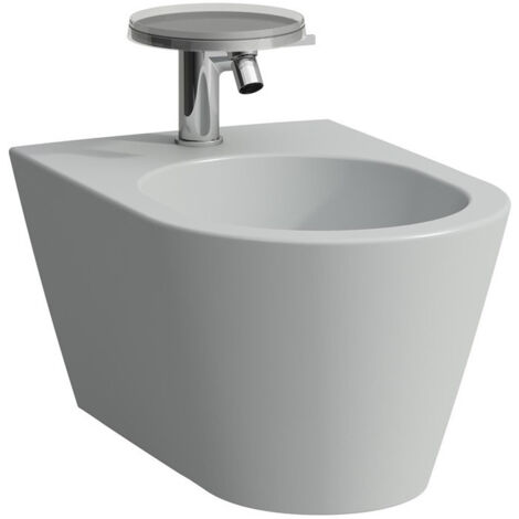 Bidet mural KARTELL 1 robinet version gris LAUFEN