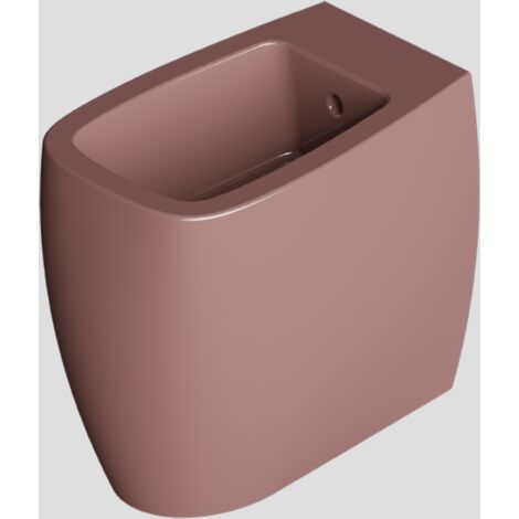Bidet NUR monobloc Rose brillant. sans bonde