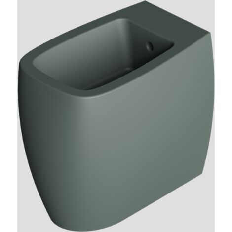 Bidet NUR monobloc Vert mat. sans bonde. sans bonde