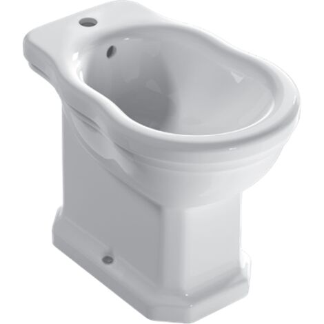 Bidet Paestum staccato da muro cm. 57x37 bianco lucido di