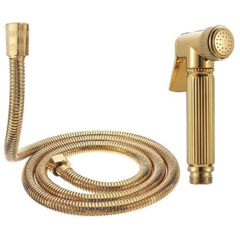 Bidet portatile da parete con doccetta/doccetta/doccetta manuale, oro
