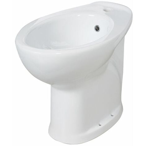 CAESAROO Bidet Serie EASY aus weißem Glasporzellan Idral 10207 Weiß - Keramik