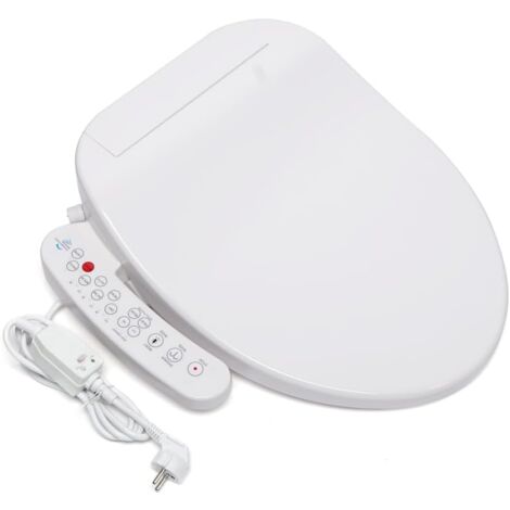 Bidet Sitz Smart Dusch Wc Aufsatz Toilettensitz Elektrisch GewäRmter Elektrischer Absenkautomatik Elektronischer Beheizter Sitz Selbstreinigende DüSe Absenkautomatik Elektrisches Bidet Weiß