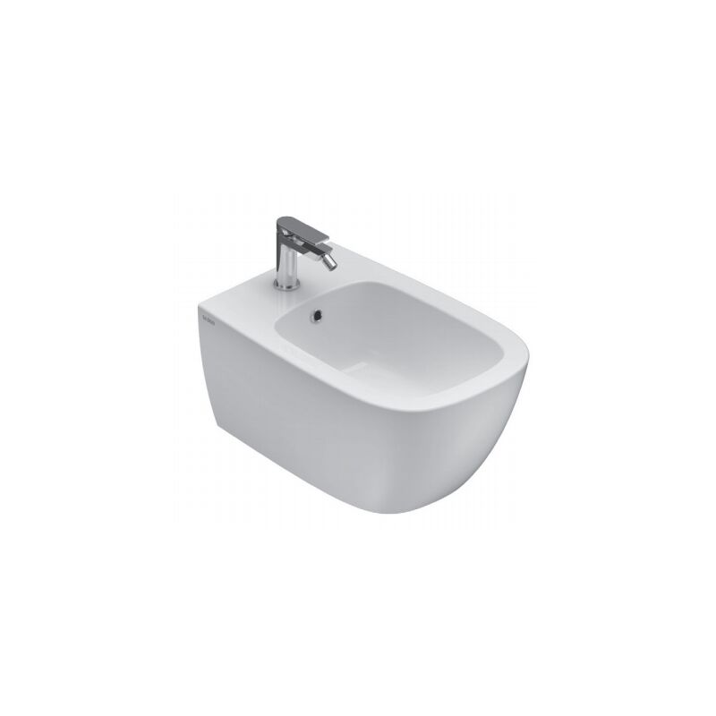 Ceramica Globo Serie Misura.Bidet Sospeso 36x55 Cm In Ceramica Globo Serie Genesis Bianco Lucido Gl Gns09 Bi