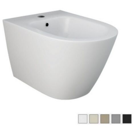 BIDET SOSPESO FEELING FISSAGGIO NASCOSTO Er. Rub - Nero Opaco Mat