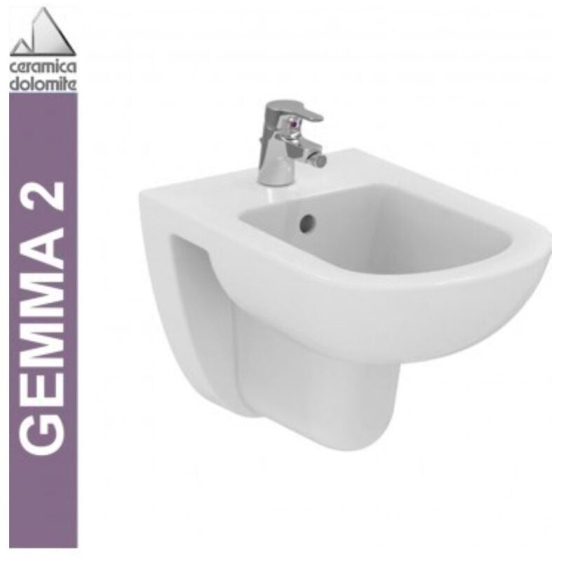 Ceramica Dolomite Serie Tenax.Bidet Sospeso Monoforo 53x36 Cm Serie Gemma 2 J522601 Ceramica Dolomite J003101