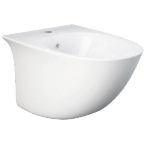 BIDET SOSPESO SENSATION FISSAGGIO NASCOSTO CM. 48 Erogazione Rubinetto