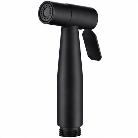 Bidet Sprayer for Toilet, Stainless Steel Baby Cloth Diaper Sprayer , Bathroom Toilet Bidet Attachment for Bathing Pets Feminine Hygiene, Matte Black