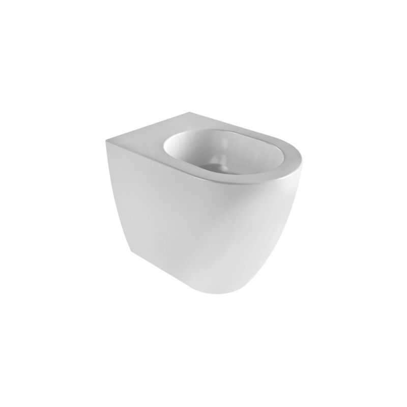Bidet au sol en céramique 36x53 cm blanc brillant Azzurra Ceramica Comoda