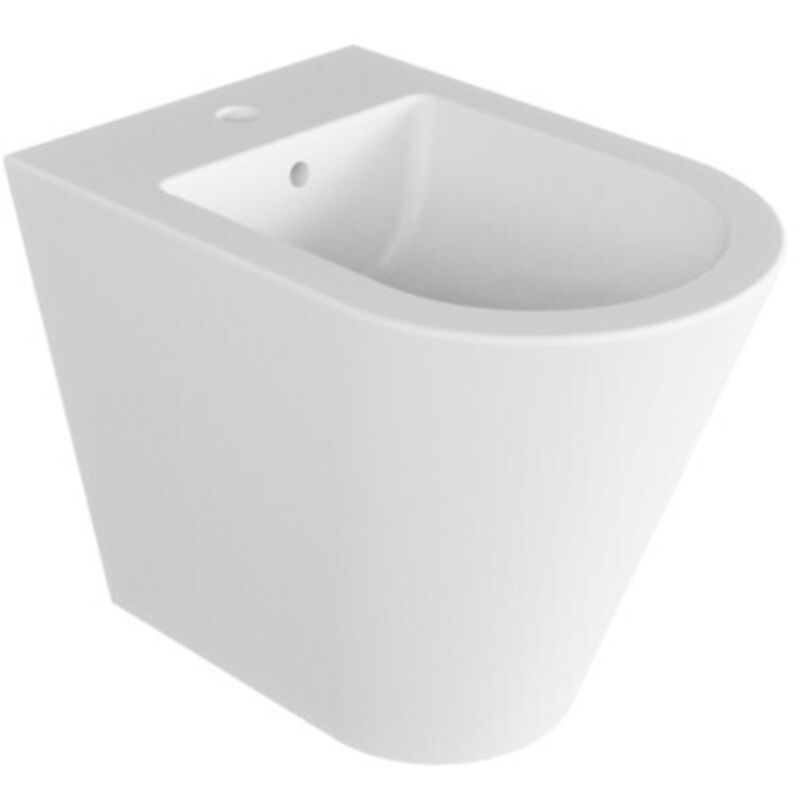 Azzurra - Bidet au sol 37x54 cm en céramique blanc brillant Ceramica Forma