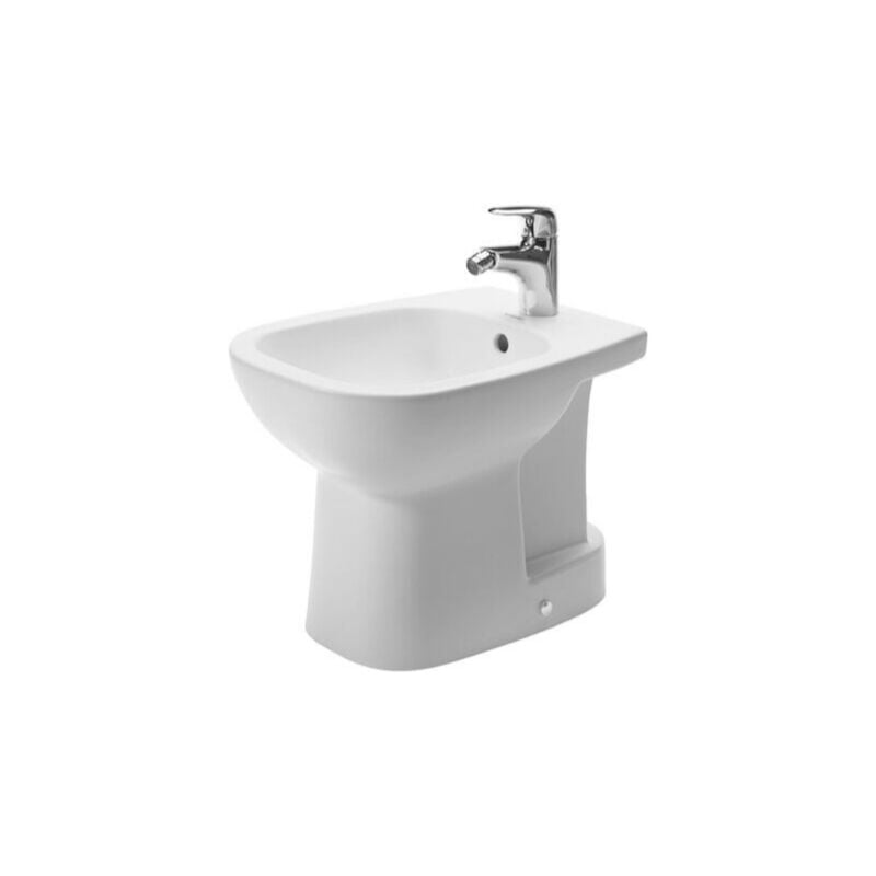 Bidet sur pied 35,5x52,5 cm en céramique blanc brillant - Duravit D-Code