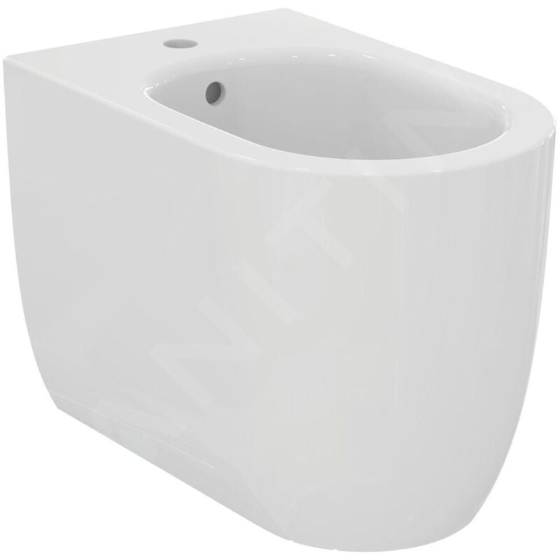 Ideal Standard - Blend - Bidet à poser, 355x560 mm, avec trop-plein, trou pour robinet, blanc T375301