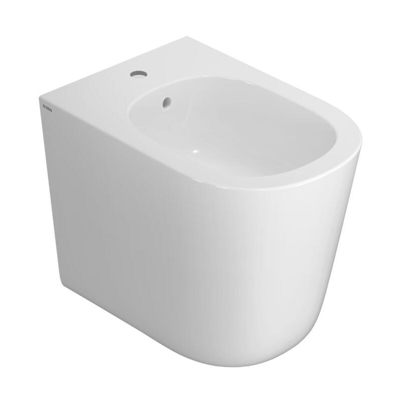 Ceramica Globo - Bidet sur pied en céramique 54x36 cm Globo Lalita LT009BI Blanc - Céramique