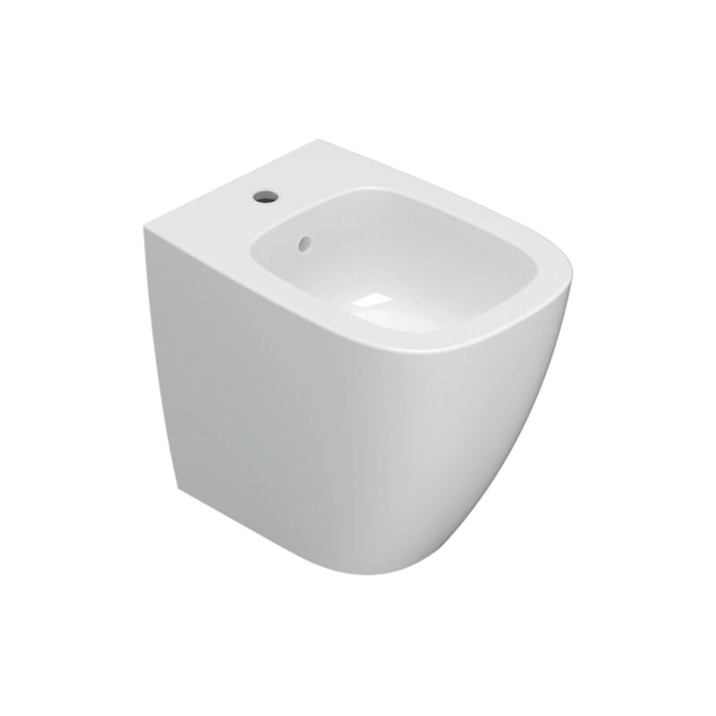 Ceramica Globo - Bidet sur pied en céramiquemulti 50x36 cm Globo Genesis GN010BI Blanc - Céramique