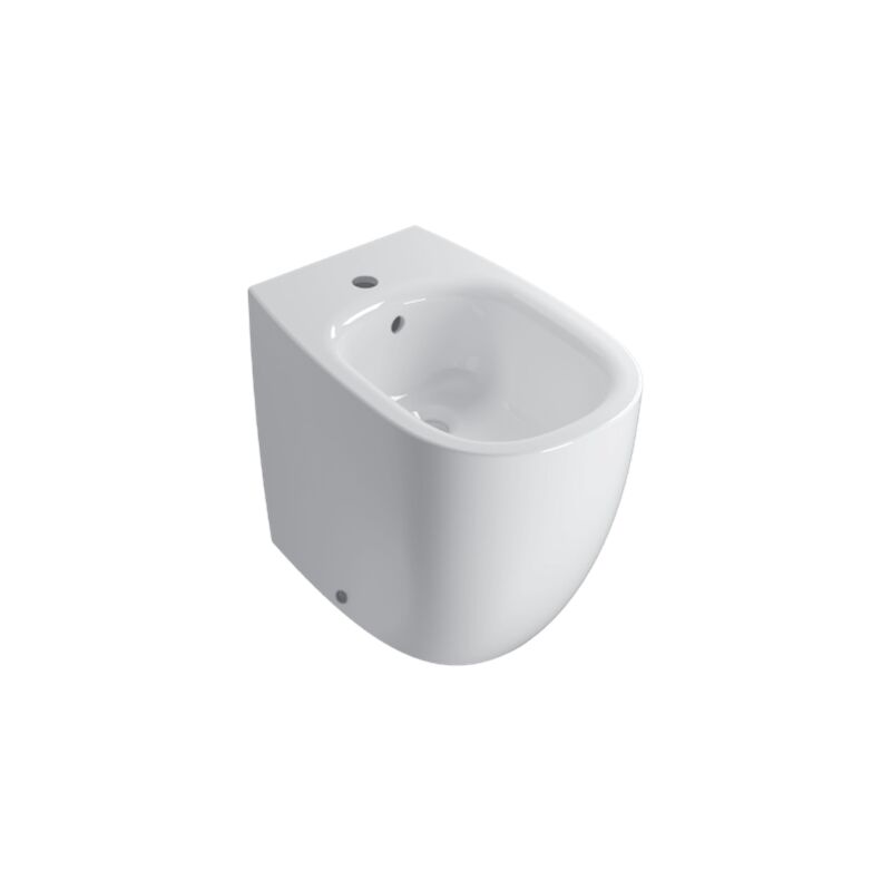 Ceramica Globo - Bidet sur pied en céramiquemulti 53x35 cm Globo Daily DN009BI Blanc - Céramique