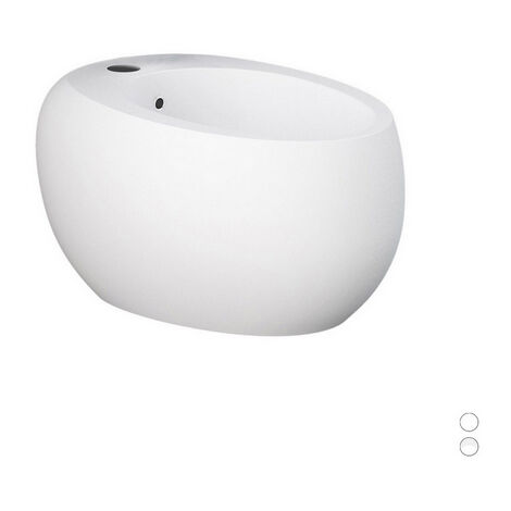 Bidet suspendu à fixation cachée - Blanc Alpin