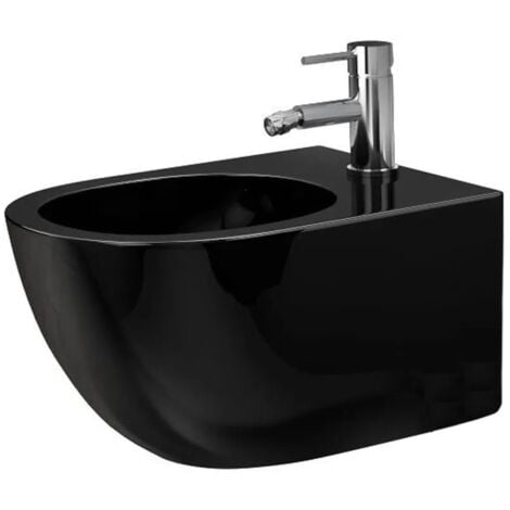 REA BIDET SUSPENDU CARLO MINI BLACK SHINY