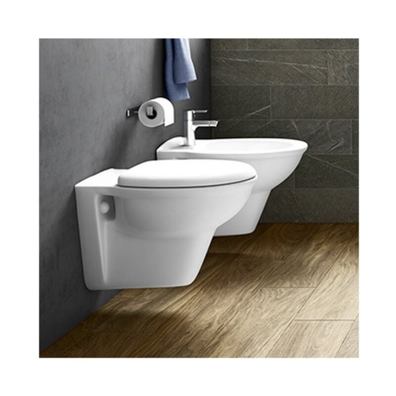 Vitra - Bidet suspendu en céramique blanc brillant Normus
