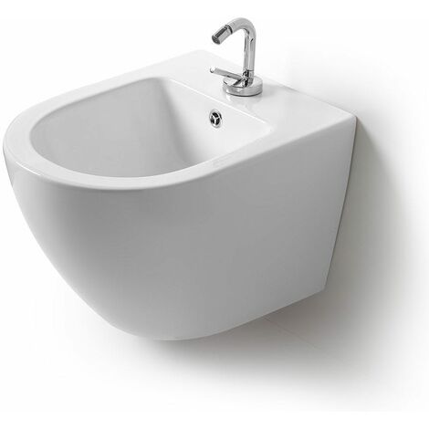 Sapho Isvea Purity - WC suspendu avec douchette de bidet, blanc  10PL02007-DL