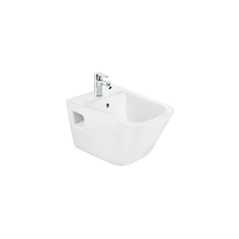 The Gap - Bidet suspendu, avec trop-plein, trou pour robinetterie, blanc A357475000 - Roca