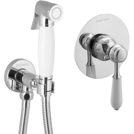 Bidet Unterputz Nostalgie Keramik Landhausstil Spraybrause Retro