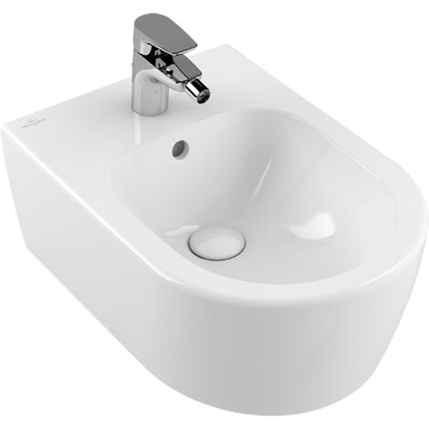Bidet VB Avento 530x370x215mm Ovalo da parete Bianco Alpino