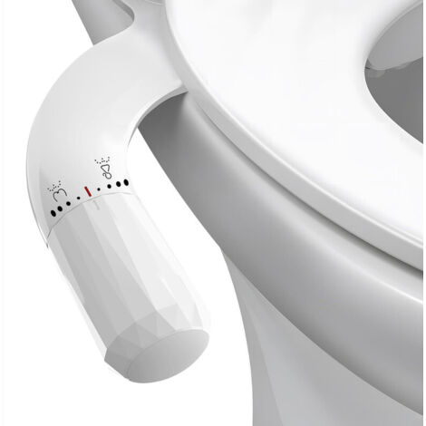 Bidet – WC-Bidet – Mit 2 Düsen – Bidet-Installation – Einstellbarer Wasserdruck – Einfache Installation
