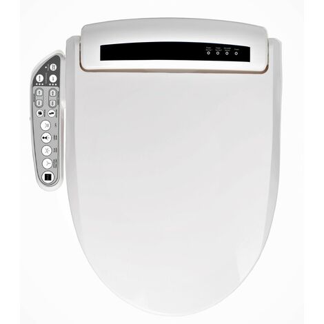 Bidet WC Dusche mit Sitzheizung Föhn Warmwasser Absenkautomatik WC Deckel Bad Badezimmer WC Sitz