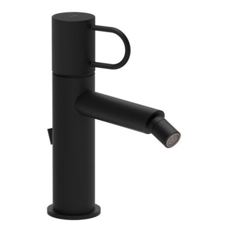 Bidetmischer mit automatischem Ablauf 1"1/4G Paffoni Joker Serie JK135NO  Messing - Mattschwarz